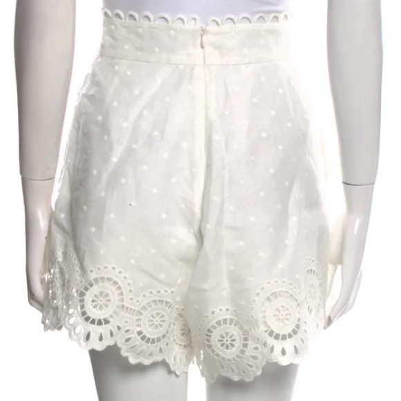 Zimmermann Bellitude Scalloped Shorts Zimmermann Size 3 - Picture 4 of 16